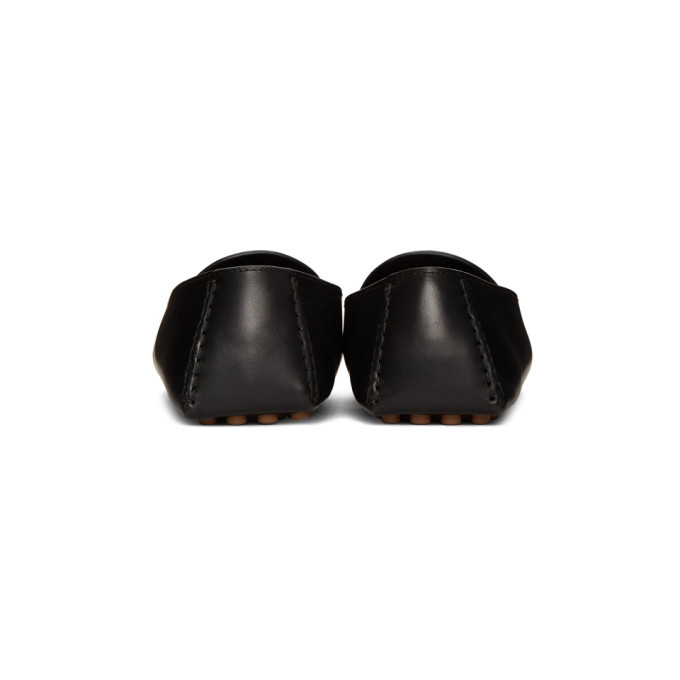 BOTTEGA VENETA BOTTEGA VENETA BLACK INTRECCIATO LOAFERS
