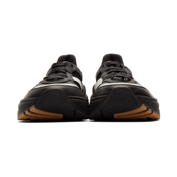 BOTTEGA VENETA BOTTEGA VENETA BLACK AND WHITE SPEEDSTER SNEAKERS