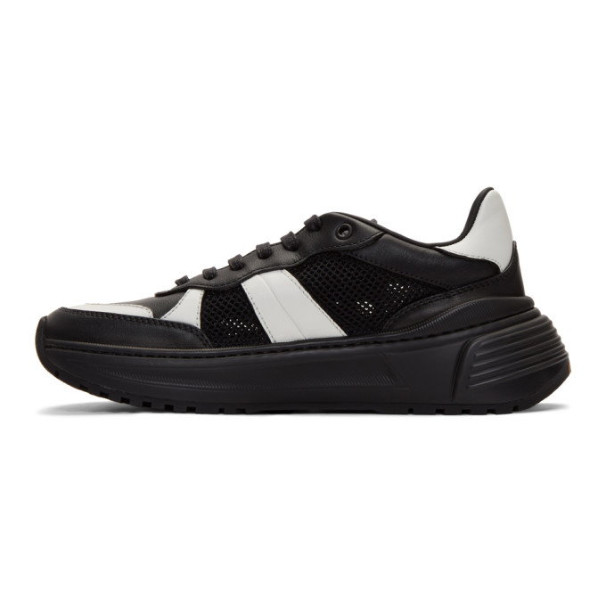 BOTTEGA VENETA BOTTEGA VENETA BLACK AND WHITE SPEEDSTER SNEAKERS
