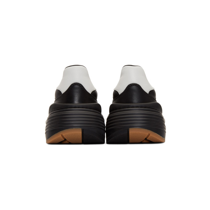 BOTTEGA VENETA BOTTEGA VENETA BLACK AND WHITE SPEEDSTER SNEAKERS