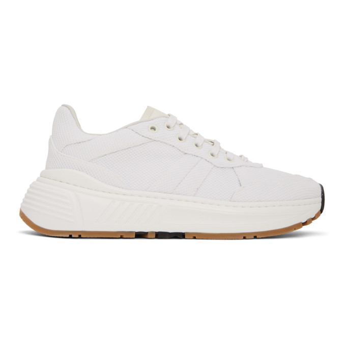 BOTTEGA VENETA BOTTEGA VENETA WHITE MESH SPEEDSTER SNEAKERS