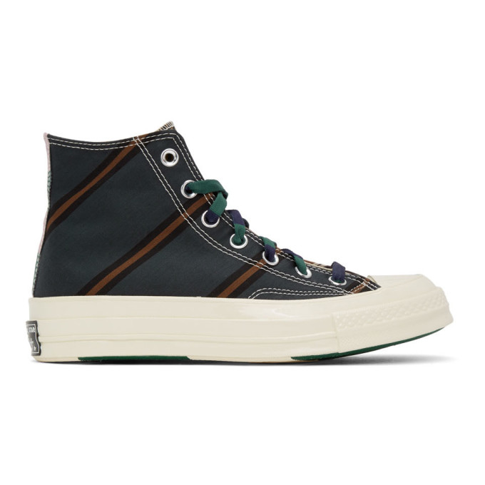 CONVERSE CONVERSE GREEN AND ORANGE CHUCK 70 HIGH SNEAKERS