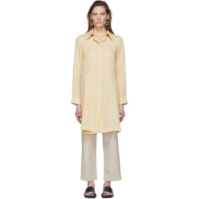 JULIA JENTZSCH JULIA JENTZSCH YELLOW XAVIS LONG SHIRT