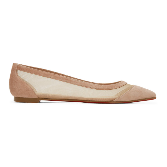 tan suede ballet flats