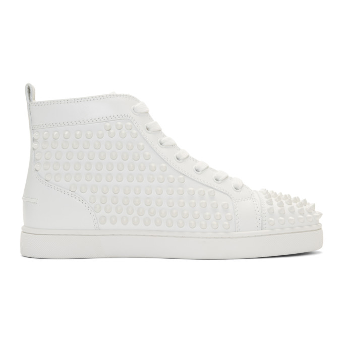 louboutin high top white