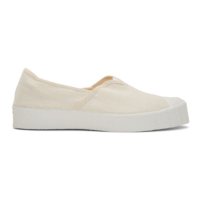 SPALWART SPALWART OFF-WHITE SPECIAL V SLIP-ON SNEAKERS