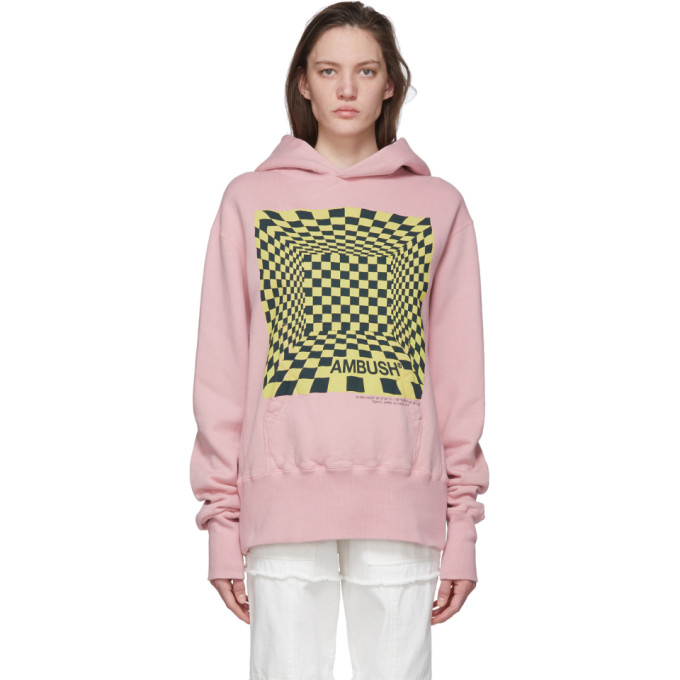 AMBUSH PINK SHORT HOODIE