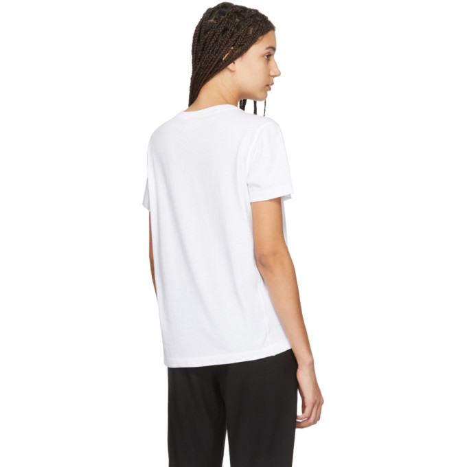 CHAMPION CHAMPION REVERSE WEAVE WHITE BIG SCRIPT T-SHIRT