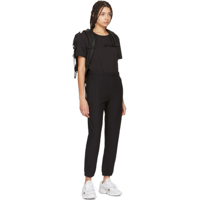 CHAMPION CHAMPION REVERSE WEAVE BLACK LOGO T-SHIRT