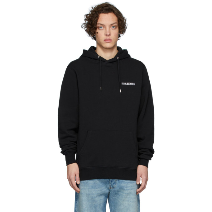 HAN KJOBENHAVN HAN KJOBENHAVN BLACK CASUAL HOODIE