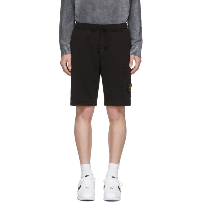 STONE ISLAND STONE ISLAND BLACK FLEECE SHORTS