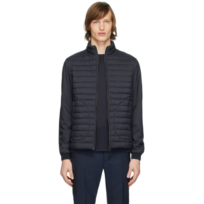 HERNO HERNO NAVY MATTE NYLON JACKET