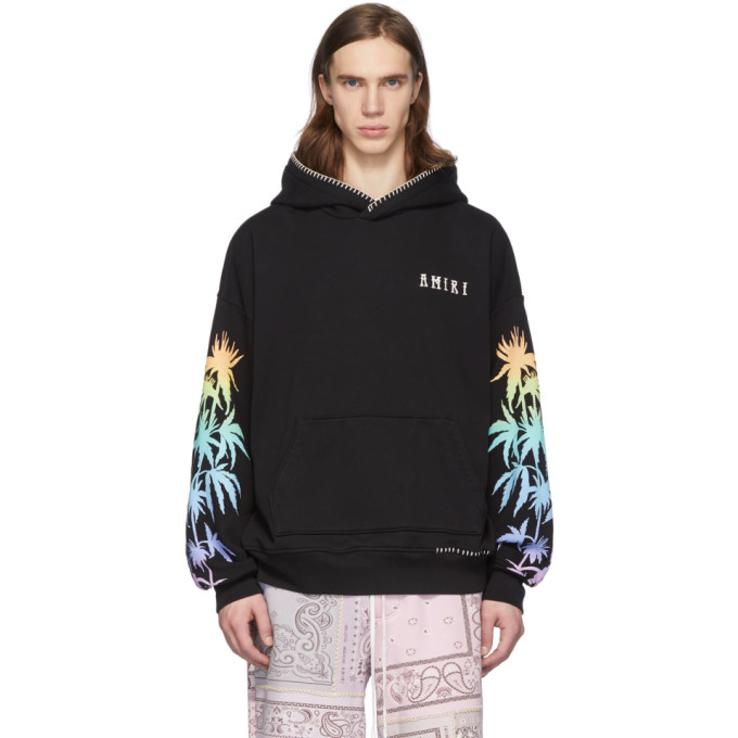 AMIRI AMIRI BLACK ETERNAL HAPPINESS HOODIE