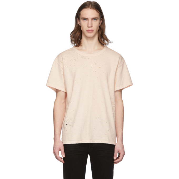 AMIRI AMIRI PINK SHOTGUN T-SHIRT