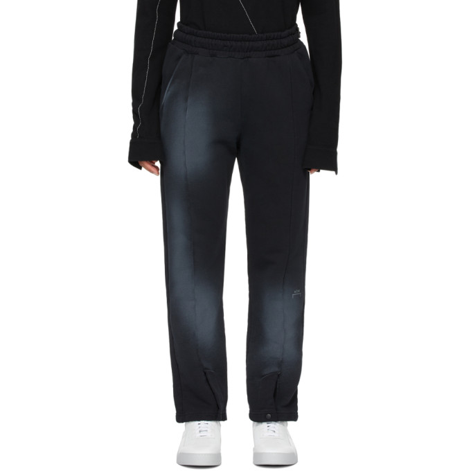 A-cold-wall* Black Snap Front Lounge Pants In Blak Black