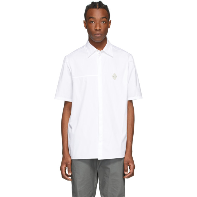 A-COLD-WALL* A-COLD-WALL* WHITE RHOMBUS BADGE SHORT SLEEVE SHIRT