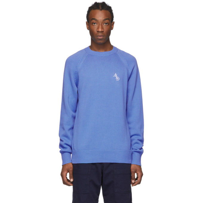 AIMÉ LEON DORE AIME LEON DORE BLUE CLASSIC RAGLAN jumper