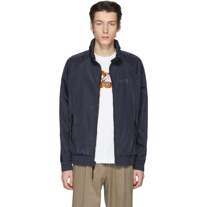 Coach Coach 1941 Navy Horse and Carriage Windbreak Jacket