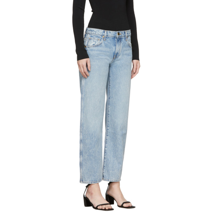 KHAITE KHAITE BLUE THE KERRIE JEANS
