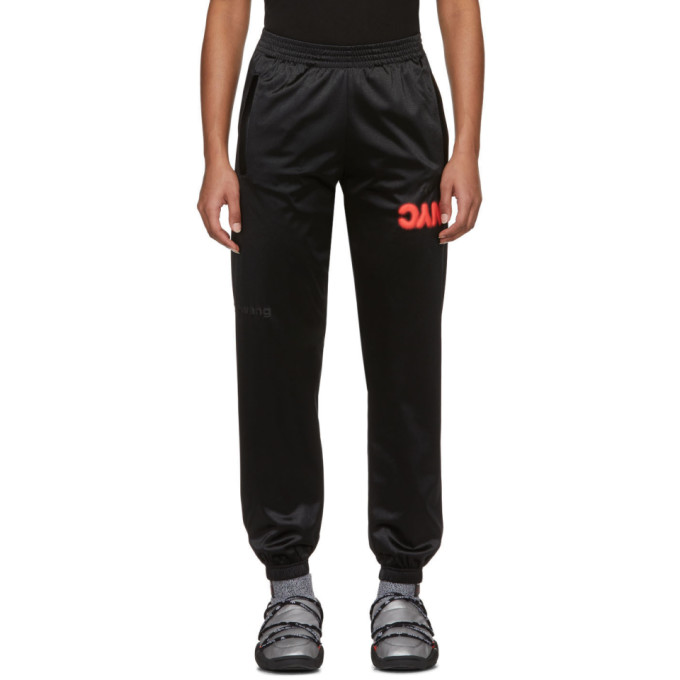 ADIDAS ORIGINALS BY ALEXANDER WANG ADIDAS ORIGINALS BY ALEXANDER WANG BLACK TRACK PANTS