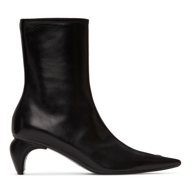 Misbhv Black Classic Ankle Boots