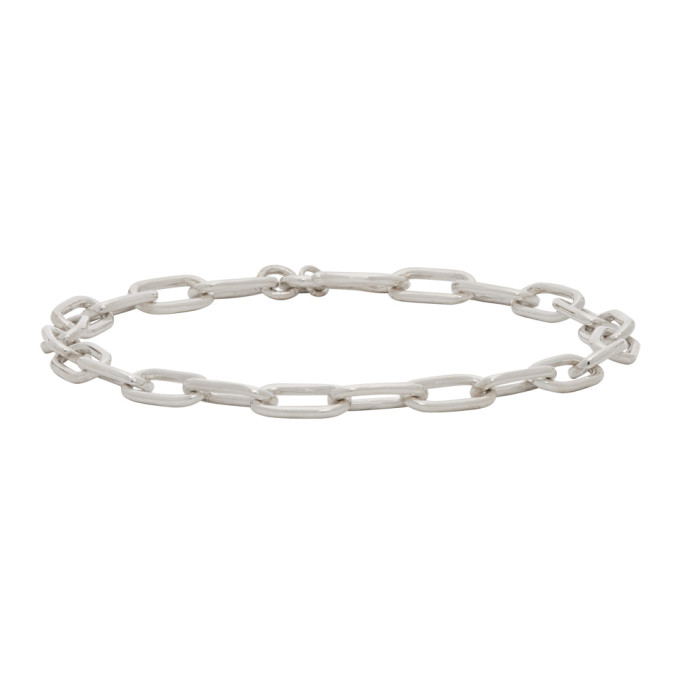 Sophie Buhai Silver Small Rectangular Chain Bracelet