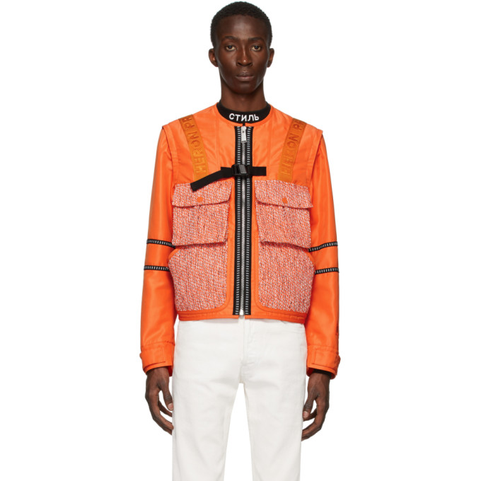 HERON PRESTON HERON PRESTON ORANGE UTILITY JACKET