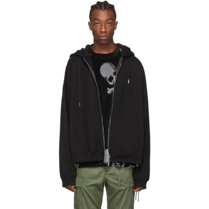 Mastermind Japan Mastermind World Black Sequin Hoodie In 1 Black