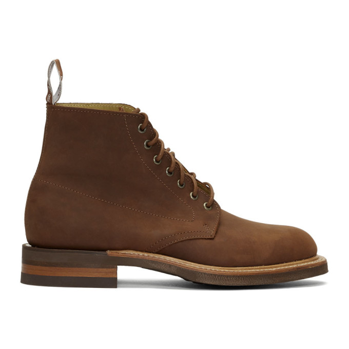 R.M. Williams Brown Oily Fern Rickaby Boots