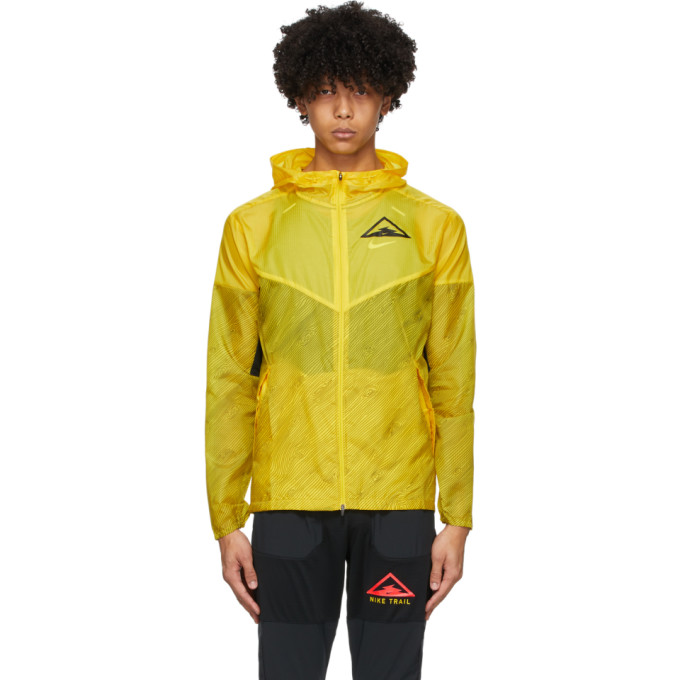 Nike Nike Yellow and Black Trail Windrunner Jacket