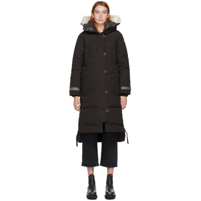 Canada Goose Black Down Black Label Aldridge Parka