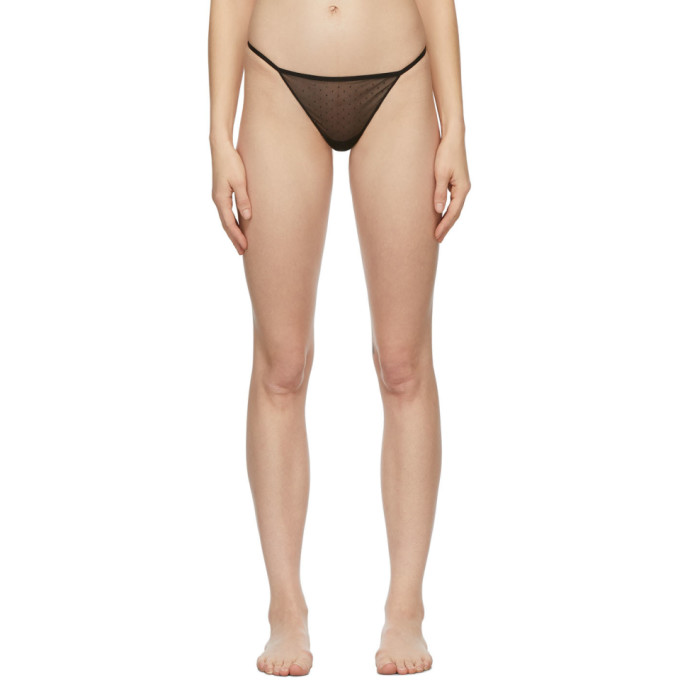 Kiki de Montparnasse Black Vedette Thong