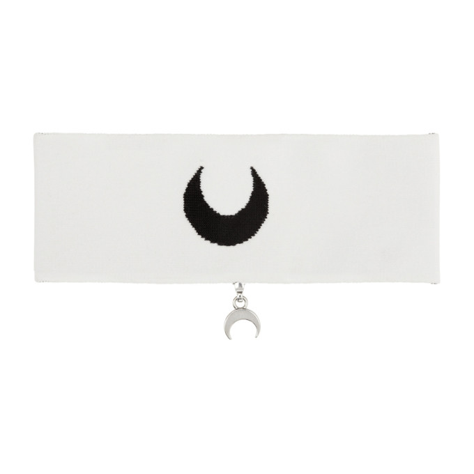 Marine Serre White Moon Choker