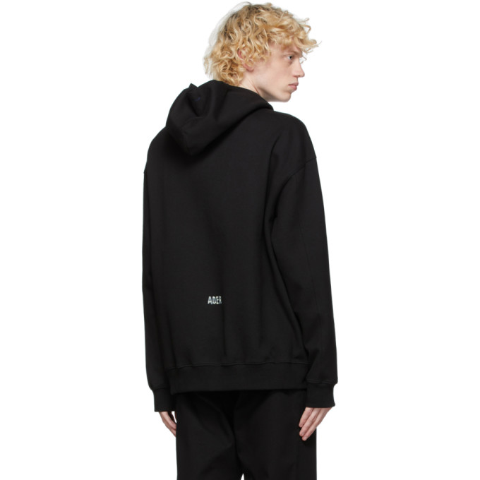 ADER ERROR ADER ERROR BLACK FLOWER HOODIE