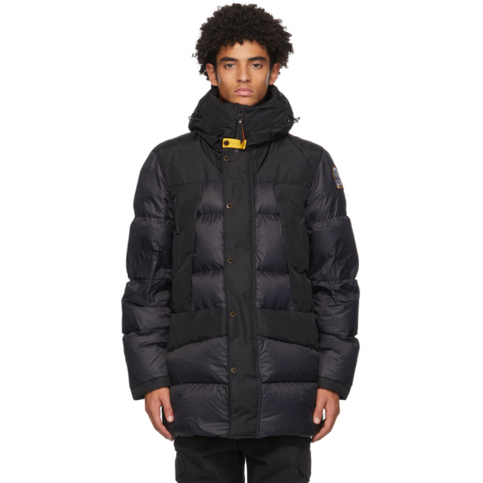 Click to view more detailed imagery on our partner's website Parajumpers Navy Down Shedir Coat In 710 Pencil