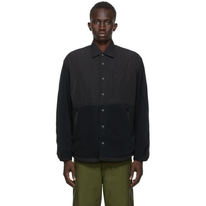 Comme des Garcons Homme Comme des Garcons Homme Black Rayon Fleece Jacket