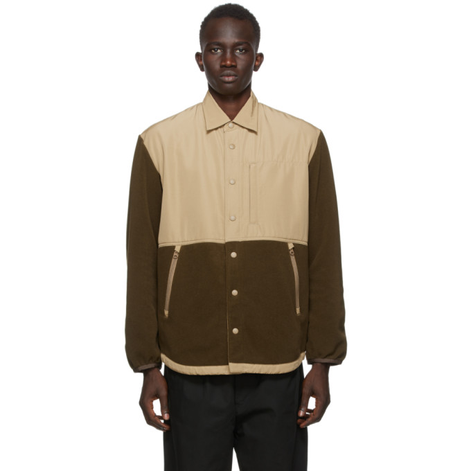 Comme des Garcons Homme Comme des Garcons Homme Khaki Rayon Fleece Jacket