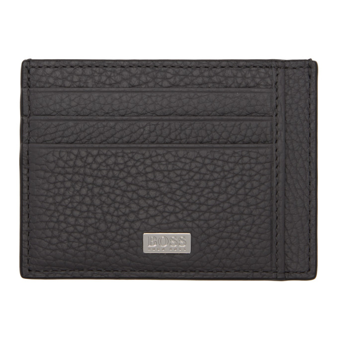 Click to view more detailed imagery on our partner's website Hugo Boss Boss Grey Crosstown Card Holder In 032 Grey