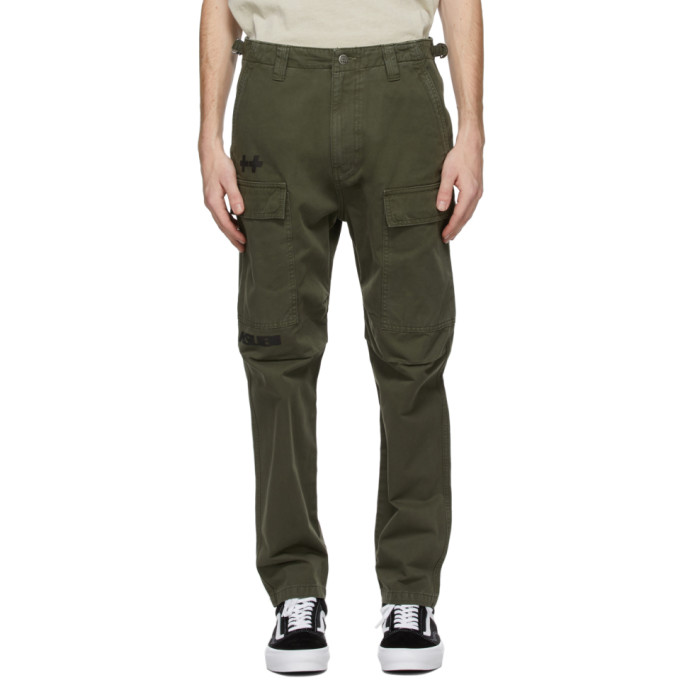 Ksubi Green Korrupted Cargo Pants