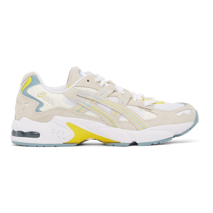 Asics White And Grey Gel Kayano 5 Og Sneakers 92m Asics White And Grey Gel Kayano 5 Og Sneakers 92m