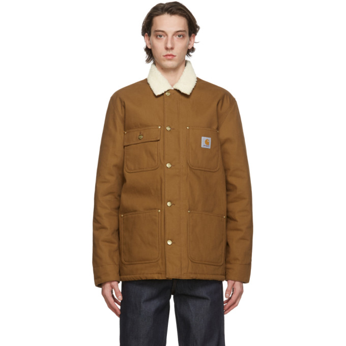 Carhartt Work In Progress Carhartt Work In Progress Brown Fairmount Jacket