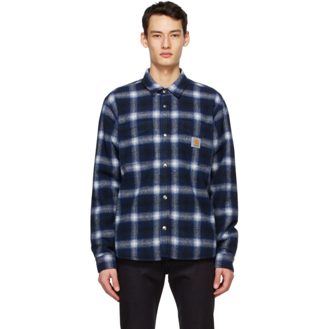 Carhartt Work In Progress Blue Check Lashley Shirt