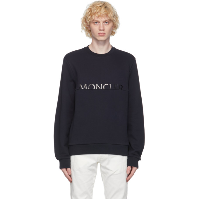 Moncler Navy Logo Sweatshirt