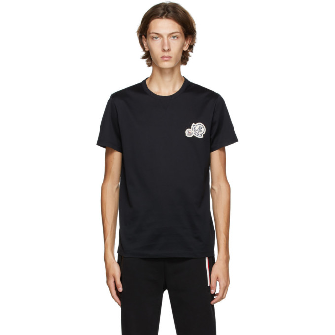 moncler maglia double logo tee