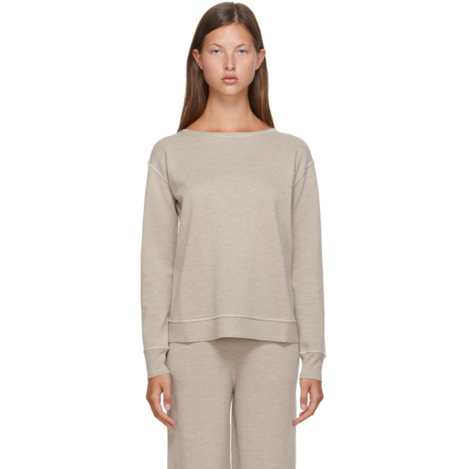 Max Mara Beige Wool Uniparo Sweater