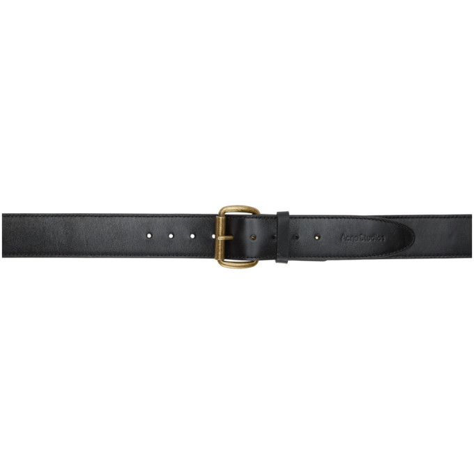 Acne Studios Black Leather Belt