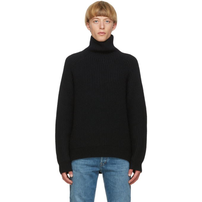 Acne Studios Black Wool Turtleneck