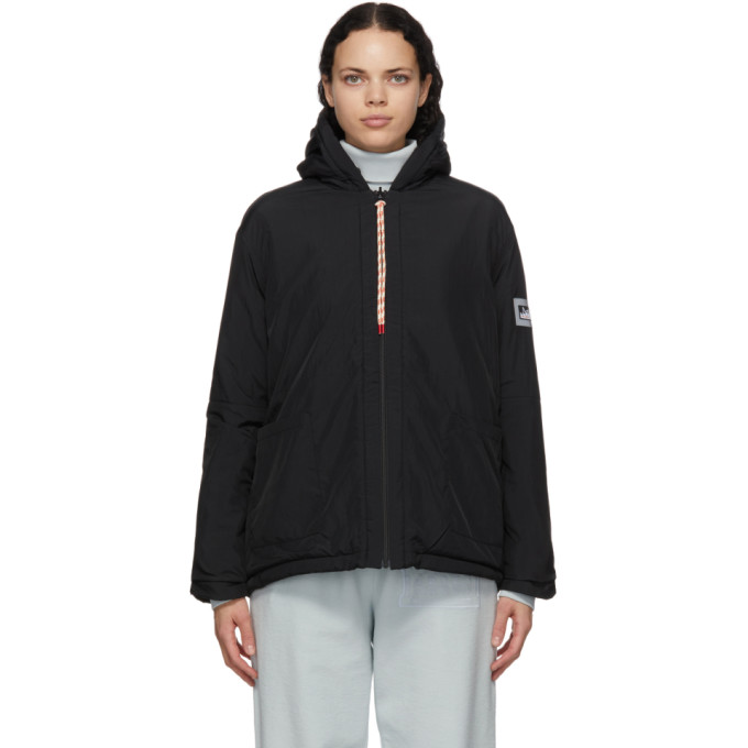 Aries Aries Reversible Black Furry Parka