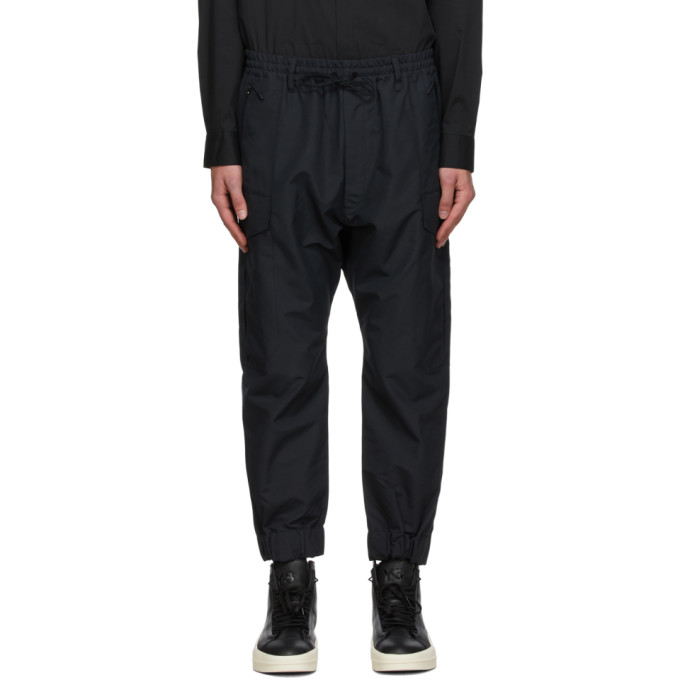 Y-3 Black Nylon Classic Winter Cargo Pants