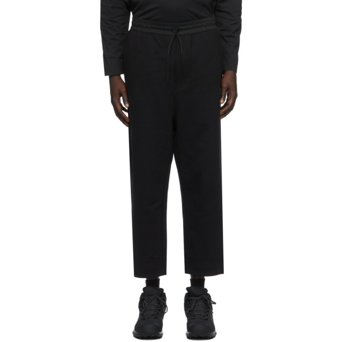 Y-3 Black Classic Cropped Lounge Pants